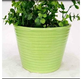 Green Handmade Ceramic Pot